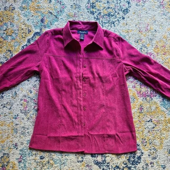 DENIM & Co suede blouse - Picture 5 of 14